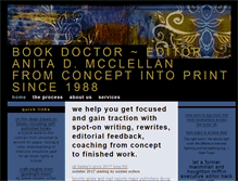 Tablet Screenshot of anitamcclellan.com